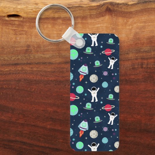 Ruimte Patroon illustratie Sleutelhanger (Voorkant)