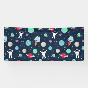 Ruimte Patroon illustratie Spandoek