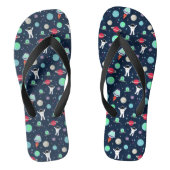 Ruimte Patroon illustratie Teenslippers (Voetbed)