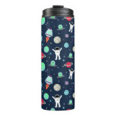 Ruimte Patroon illustratie Thermosbeker (Voorkant)