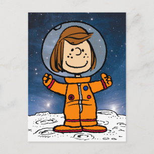 RUIMTE   Peppermint Patty Astronaut Briefkaart