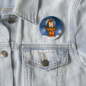 RUIMTE | Peppermint Patty Astronaut Ronde Button 5,7 Cm (In situ)