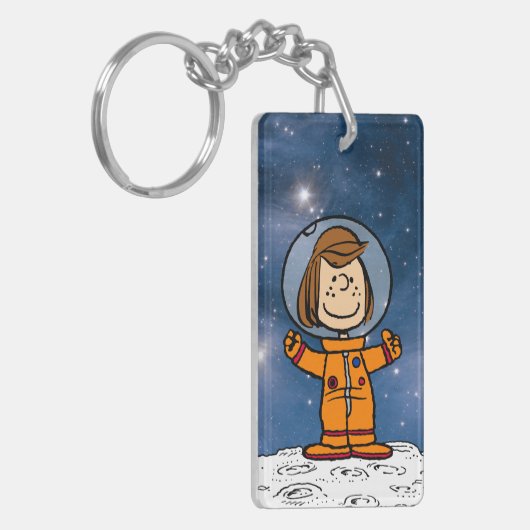 RUIMTE | Peppermint Patty Astronaut Sleutelhanger (Voorkant Links)