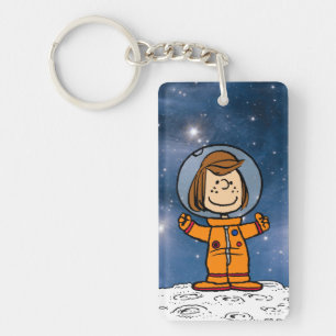 RUIMTE   Peppermint Patty Astronaut Sleutelhanger