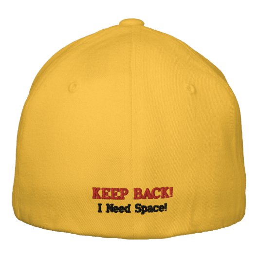 ruimte-Pet Geborduurde Pet (Achterkant)