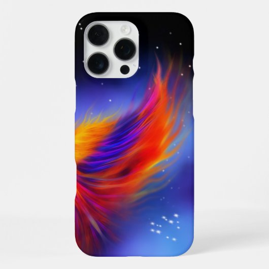 Ruimte Phoenix Nevel iPhone Hoesje (Achterkant)
