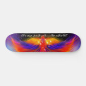 Ruimte Phoenix Wspanwijdte met Uw Citaat Persoonlijk Skateboard (Horizontaal)