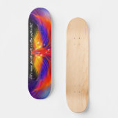 Ruimte Phoenix Wspanwijdte met Uw Citaat Persoonlijk Skateboard (Voorkant)