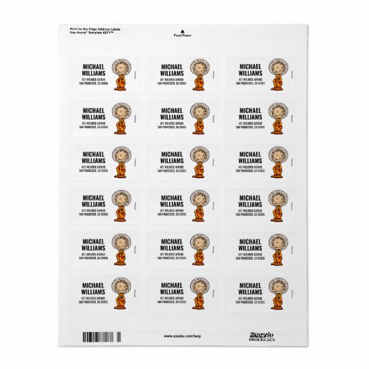 RUIMTE | Pigpen Astronaut Etiket (Full Sheet)