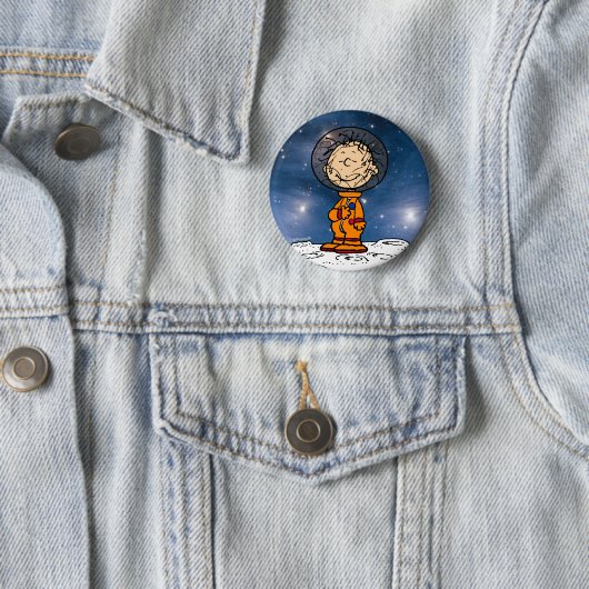RUIMTE | Pigpen Astronaut Ronde Button 5,7 Cm (In situ)