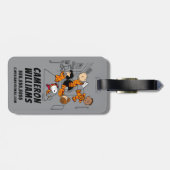 RUIMTE | Pinda's in de ruimte Bagagelabel (Achterkant horizontaal)