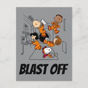 RUIMTE   Pinda's in de ruimte Briefkaart