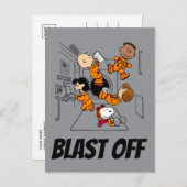 RUIMTE | Pinda's in de ruimte Briefkaart (Voorkant / Achterkant)