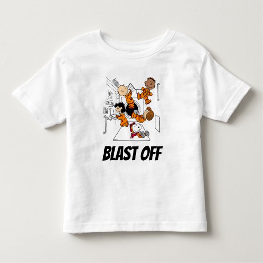 RUIMTE | Pinda's in de ruimte Kinder Shirts (Voorkant)