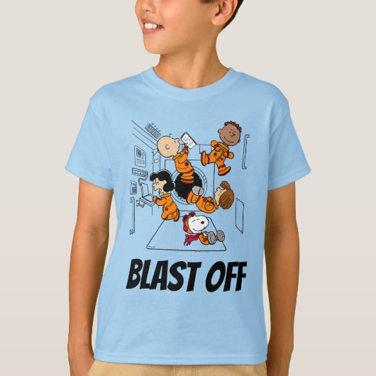 RUIMTE | Pinda's in de ruimte T-shirt (Voorkant)