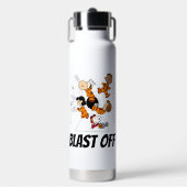 RUIMTE | Pinda's in de ruimte Waterfles (Voorkant)