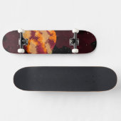 Ruimte Pixel Art. Persoonlijk Skateboard (Horizontaal)