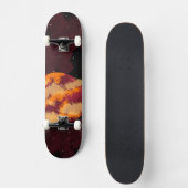 Ruimte Pixel Art. Persoonlijk Skateboard (Voorkant)
