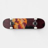 Ruimte Pixel Art. Persoonlijk Skateboard (Horizontaal)