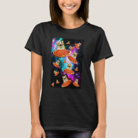 Ruimte Pizza Kat Astronaut Kitten Sarcasme Voedsel
