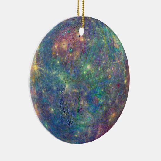 Ruimte/planeet/sterrenstelsel Keramisch Ornament (Rechts)