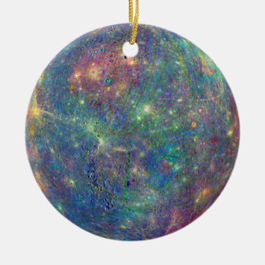 Ruimte/planeet/sterrenstelsel Keramisch Ornament (Voorkant)