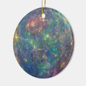 Ruimte/planeet/sterrenstelsel Keramisch Ornament (Links)