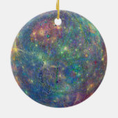 Ruimte/planeet/sterrenstelsel Keramisch Ornament (Achterkant)