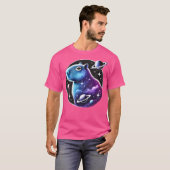 Ruimte Planeten Capybara T-shirt (Voorkant volledig)