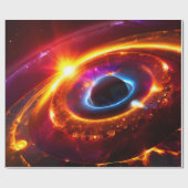 Ruimte - Planeten - sterren - Melkweg Cadeaupapier (Vlak)