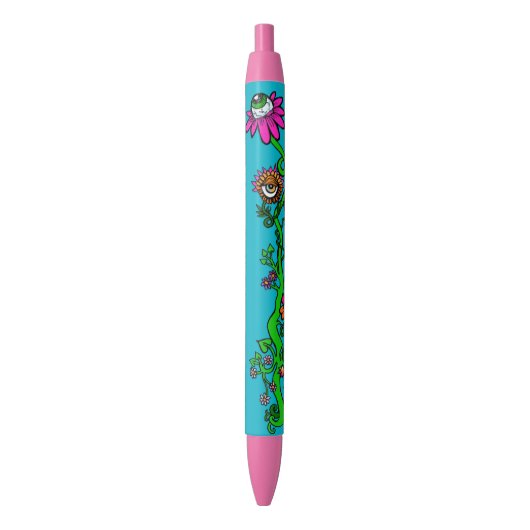 Ruimte Prinses Alien Bloemige Pen (Blauw) (Voorkant Verticaal)