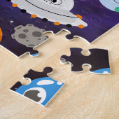 ruimte puzzeldoos voor kinderen legpuzzel (Zijkant)