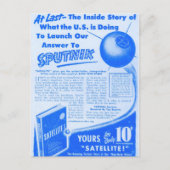 Ruimte Race Briefkaart (Voorkant)