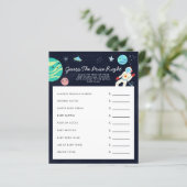 Ruimte raden de prijs-juiste Baby shower (Staand voorkant)