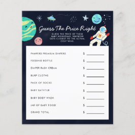 Ruimte raden de prijs-juiste Baby shower