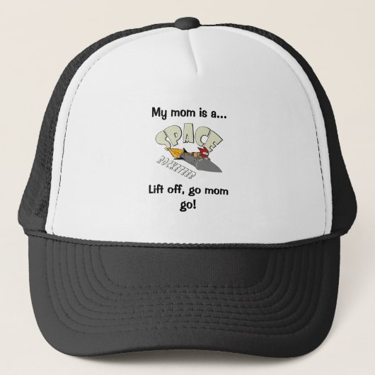 Ruimte reis van een rocketeer trucker pet (Voorkant)