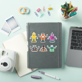 Ruimte Robots Vinyl Stickers (iPad Cover)