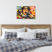 RUIMTE ROCK 2B CANVAS AFDRUK (Insitu (Slaapkamer))