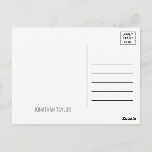 Ruimte-Rocket naar de geboorte van het Moon Kind D Briefkaart (Achterkant)