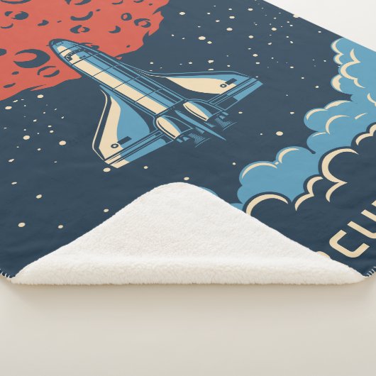 Ruimte-Rocket naar Red Planet, aangepaste tapes vo Sherpa Deken (3/4)