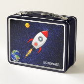 Ruimte-Rocket op de Melkweg (Achterkant)