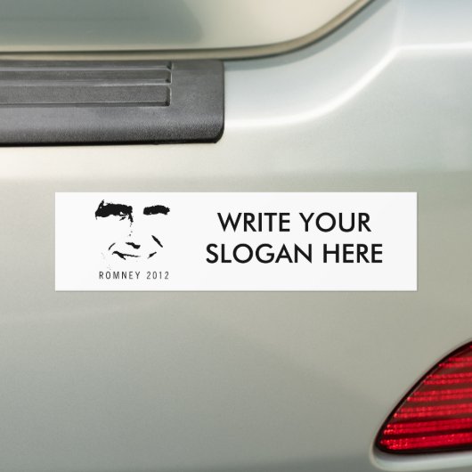 RUIMTE Romney 2012 Bumpersticker (Op auto)
