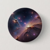 Ruimte Ronde Button 5,7 Cm (Voorkant)