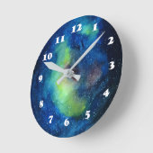 Ruimte Ronde (Medium) Wandklok (Hoek)