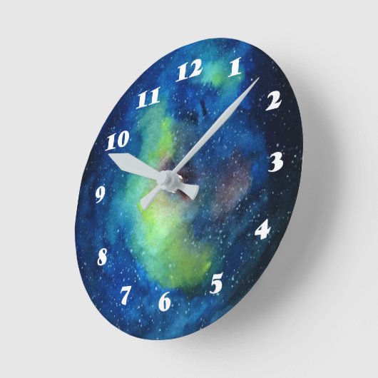 Ruimte Ronde (Medium) Wandklok (Hoek)