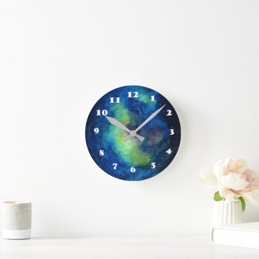 Ruimte Ronde (Medium) Wandklok (Huis)