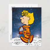 RUIMTE | Sally Brown Astronaut Briefkaart (Voorkant / Achterkant)