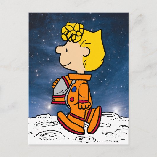 RUIMTE | Sally Brown Astronaut Briefkaart (Voorkant)