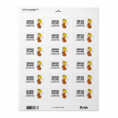 RUIMTE | Sally Brown Astronaut Etiket (Full Sheet)