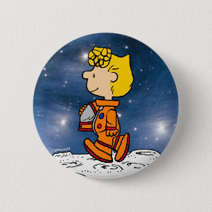 RUIMTE   Sally Brown Astronaut Ronde Button 5,7 Cm